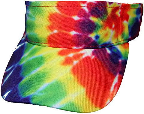 Bright Tie Dye VIsor