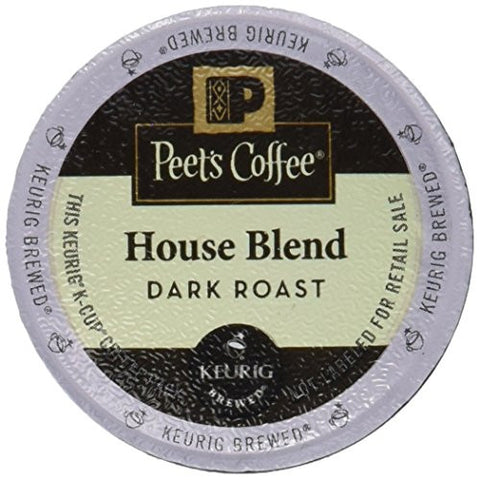 Peets Coffee, House Blend, dark roast, k-cup