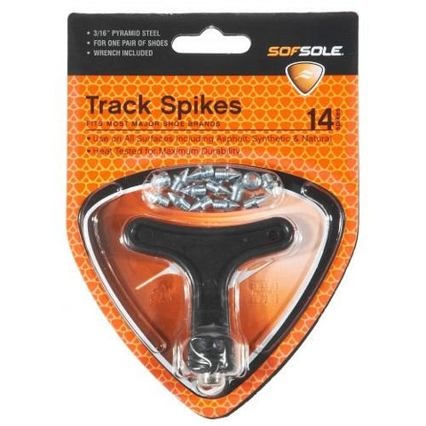 Track Cleats - Steel Pyramid 3/16"