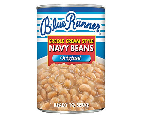 Blue Runner Navy Beans - Creole Cream Style 16oz