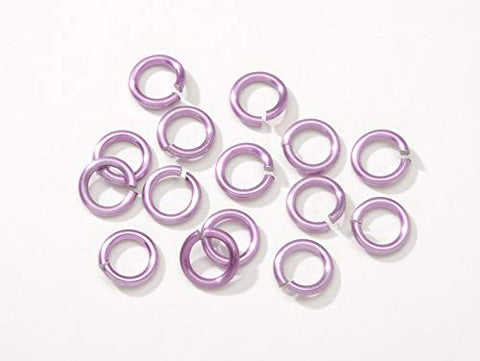 Darice BG1012 Jump Ring Aluminum Bumblegum 7.25 Inch, Pink, 150 Pieces