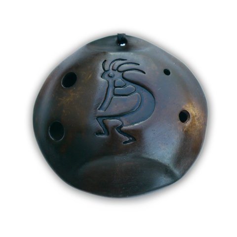 Pendant Alto D Kokopelli, with Free Songbook/Tutorial and Strap