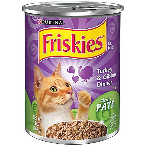 Friskies Classic Pate Turkey 13 oz