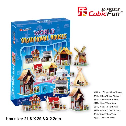 World Traditional House, 82 Pieces