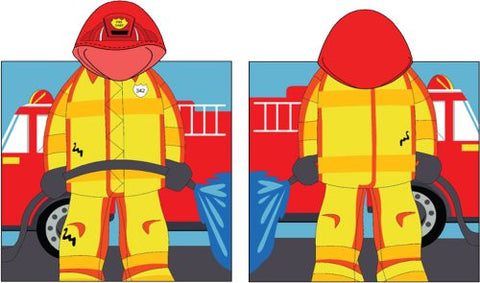 Hooded Bath Towel Fireman