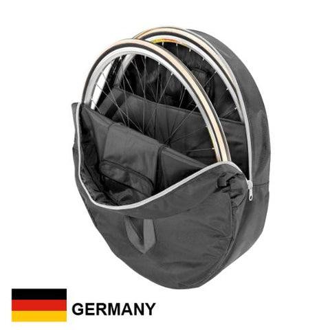 28” Wheel bag with light padding,  internal pockets.