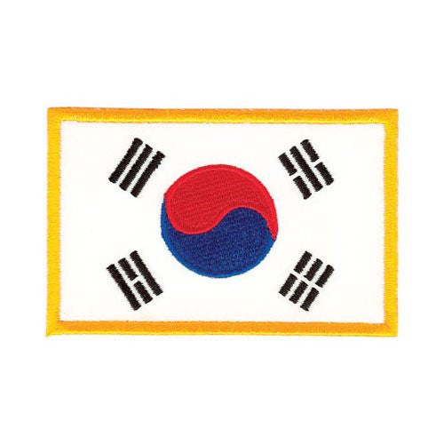 Korean Flag Patch, 3 1/2"