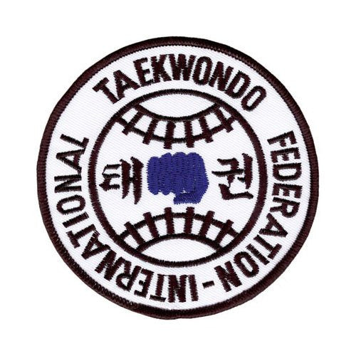 International Taekwondo Federation Patch, 4"