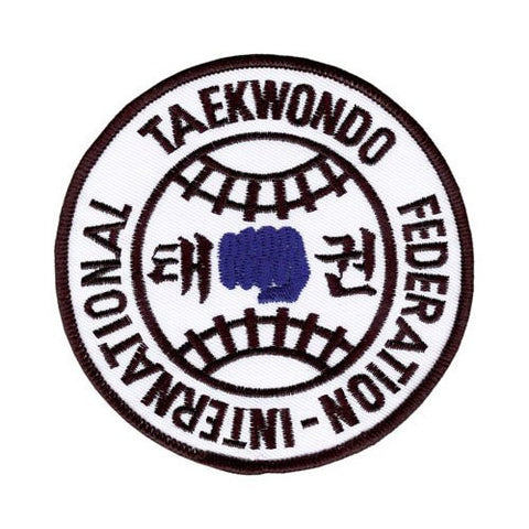 International Taekwondo Federation Patch, 4"