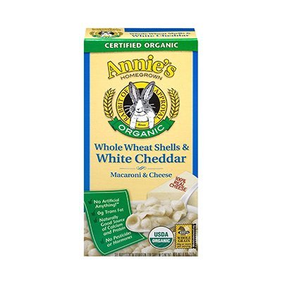 Annies Homegrown Mac & Chs Shell & Wht Chd 6.0 OZ