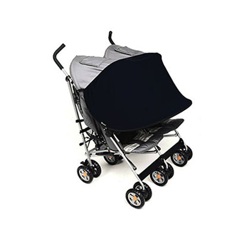 Sun Shade for Twin Stroller, Black