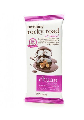 CHUAO CHOCOLATIER, RAVISHING ROCKY ROAD MILK BAR 2.8OZ