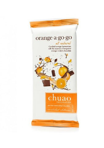 Chuao Chocolatier, Orange A Go-Go Dark Bar 2.8 oz
