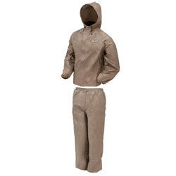 Women's Ultra-Lite Rain Suit (Khaki, Large)