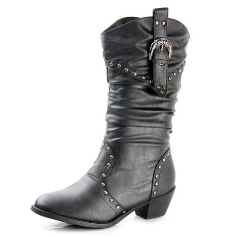 Moscow Cowboy Black Boots 6.5 B(M) US