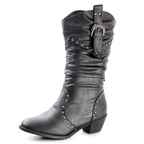Moscow Cowboy Black Boots 10 B(M) US