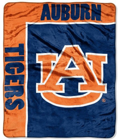 Auburn Tigers "School Spirit" Raschel Throw 50" x 60"