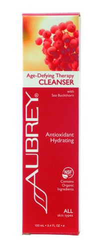 Age-Defying Therapy Cleanser Aubrey Organics 3.4 oz Liquid