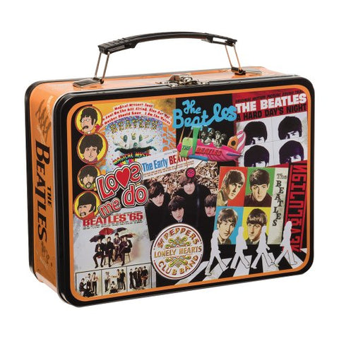 The Beatles Albums Large Tin Tote, 9" x 3.5" x 7.5"
