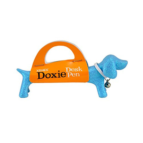 Doxie Pen (Glitter Blue)(4")