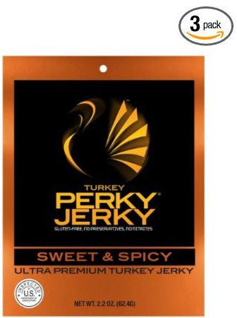 Perky Jerky Turkey Sweet & Spicy 2.2 oz.
