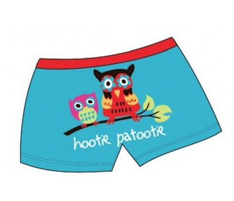 Lazy One Women's Comical Boxers, Hootie Patootie, L
