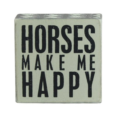 Box Sign - Horses