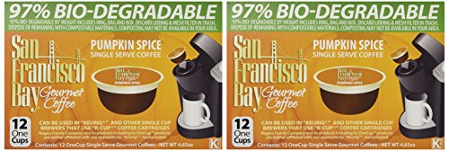San Francisco Bay Gourmet Coffee OneCup Pumpkin Spice 12 Count