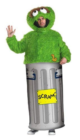 Oscar The Grouch Adult, Adult - XL (42-46)