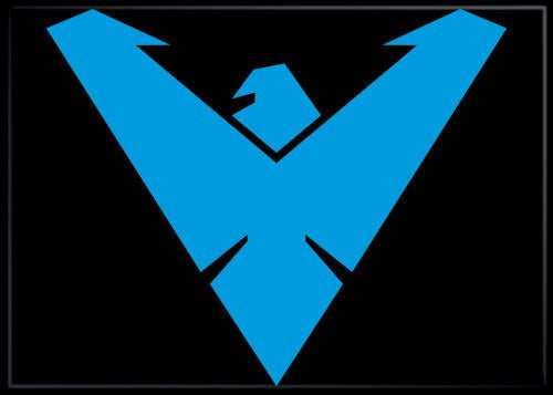 Nightwing Logo - PHOTO MAGNET 2 1/2 in. x 3 1/2 in.