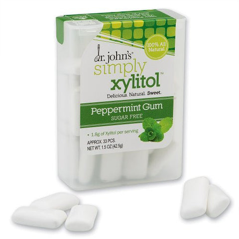Simply Xylitol Gum - Peppermint - 33 pcs.