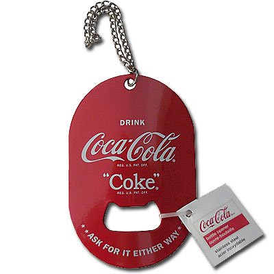 Coke Key Chain Bottle Opener