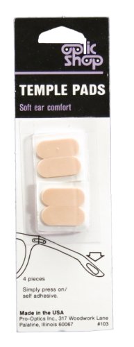 Foam Stick-on Temple Pads - Peach