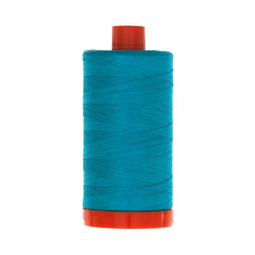 Aurifil- 50wt Cotton 1,422yd, Turquoise