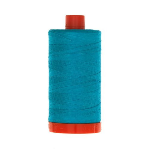 Aurifil- 50wt Cotton 1,422yd, Turquoise