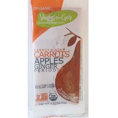 Chewy Fruit & Veggie Snacks Carrot Ginger Apples 0.42 oz