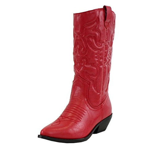 Reno Boots - Red, Size 9 US
