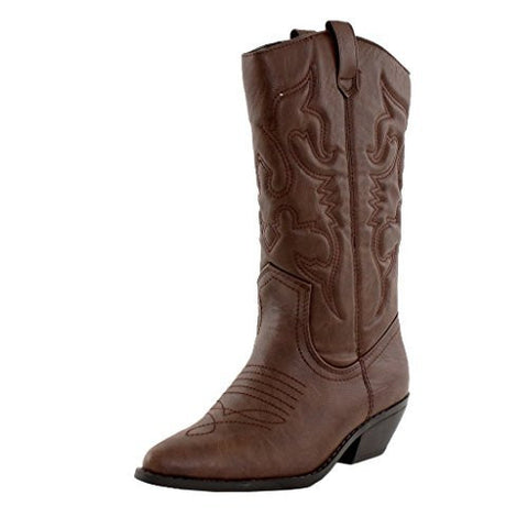 Reno Boots - Dark Tan, Size 8.5 US