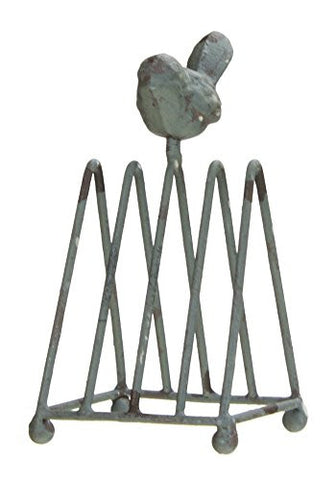 METAL LETTER HOLDER WITH BIRD
