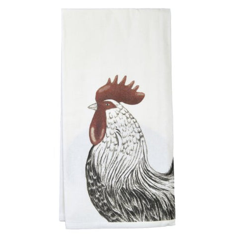 Rooster Cotton Flour Sack Dish Towel