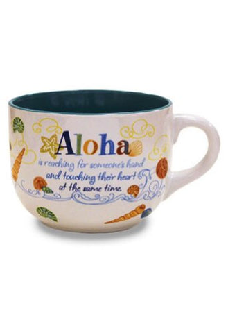 16 oz. IH inspirational Mug Aloha Is, 3-1/2" H x 4-1/2"D
