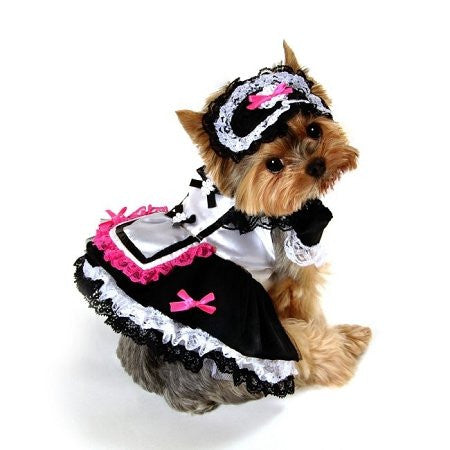 French Maid Dog Costume, Small