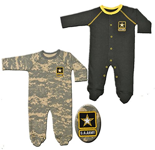 ACU/Black Crawler, 2pk - 9-12 Months