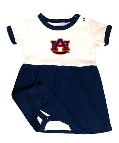 Auburn Tigers Baby Onesie Dress (NB - 3 Months, Color Trim)