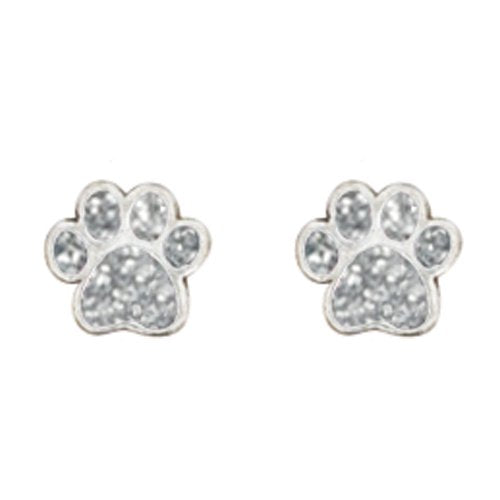 Bitty Symbols Jewelry Collection - Mini Paw Earrings