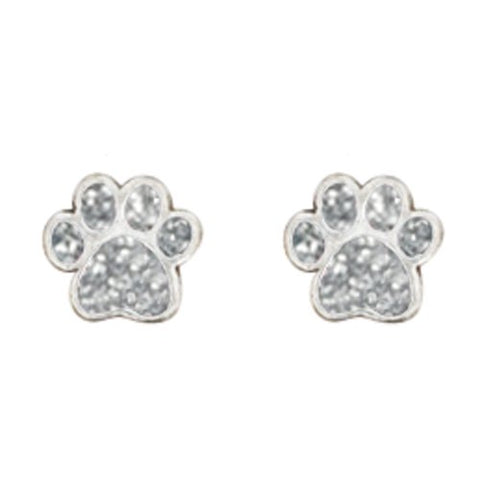 Bitty Symbols Jewelry Collection - Mini Paw Earrings