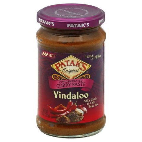 Curry Paste Vindaloo, Spicy Cumin and Chile, Hot 10.0 Oz