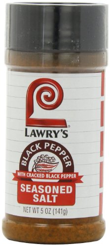 Lawrys Seasoned Salt Blk Pepper 5 OZ