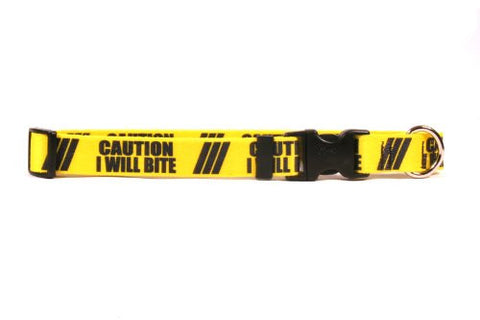 CAUTION 1" Collection - I Will Bite, Medium Collar