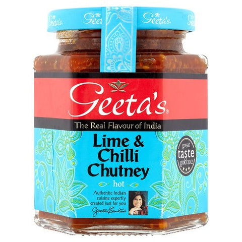 Geeta's Lime & Chilli Chutney (hot) 310g